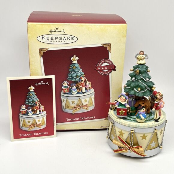 VTG Hallmark Keepsake Ornament Toyland Treasures 2005 Wind-Up Christmas *READ* - Picture 1 of 11